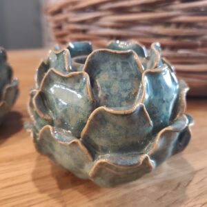 Kerzenhalter Artischocke, grün