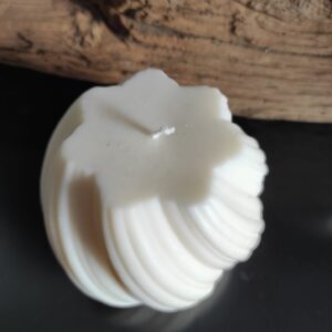 Gerippte gedrehte Sojakerze